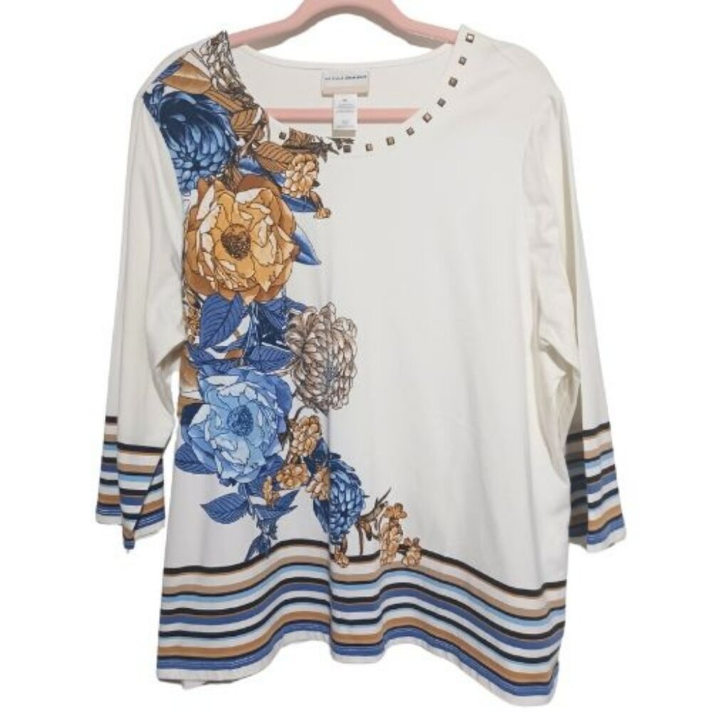 Alfred Dunner Womens Top Size 1X